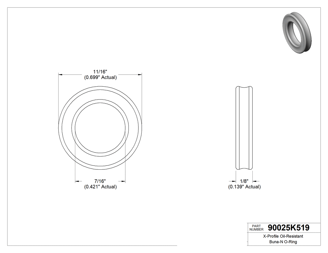 Technical drawing - 90025K519